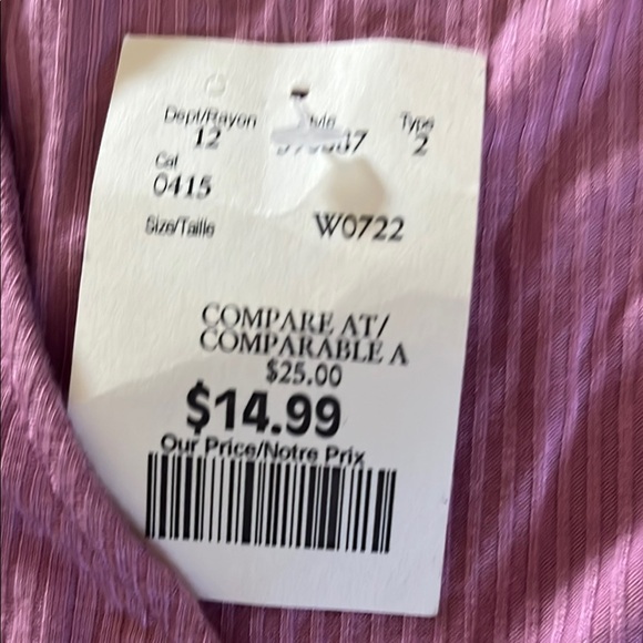 Lilac Wrap Top - Picture 3 of 6